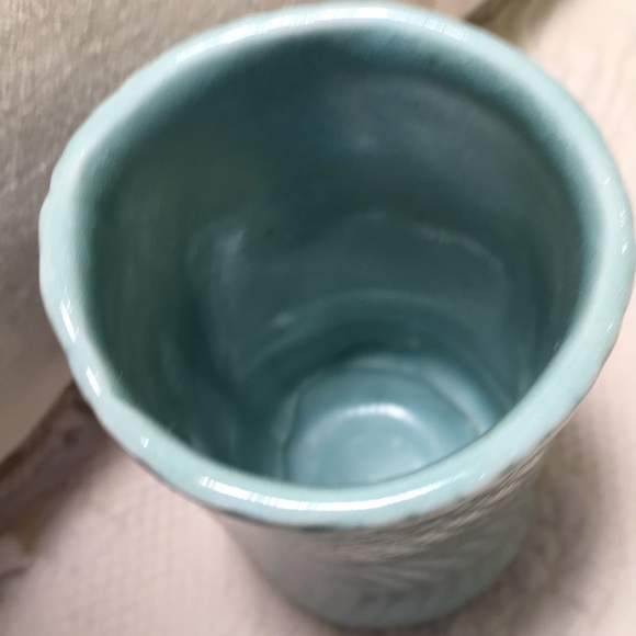 Handmade pottery ceramic vase signed by the artist - Picture 4 of 7